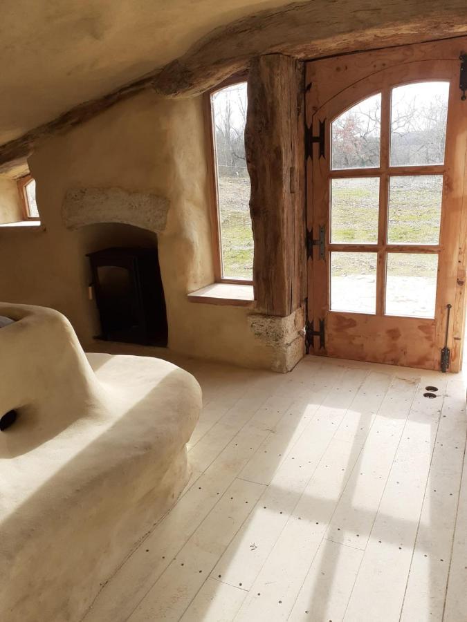 Maison Terre Les Cabanes De Fallot - Sauna Bain-Froid Piscine Naturelle L'isle-Bouzon Esterno foto